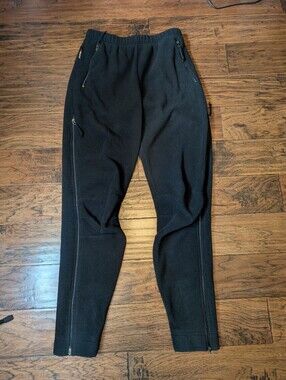 MEC Men's Vintage Black Fleece Polartec Pants Size Large